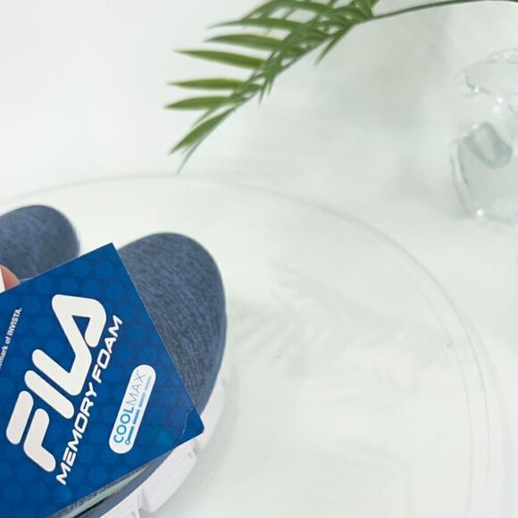 Fila Womens Memory Foam Vernato Blue Pink Running Shoes Sneakers 8 Athletic - Picture 12 of 16